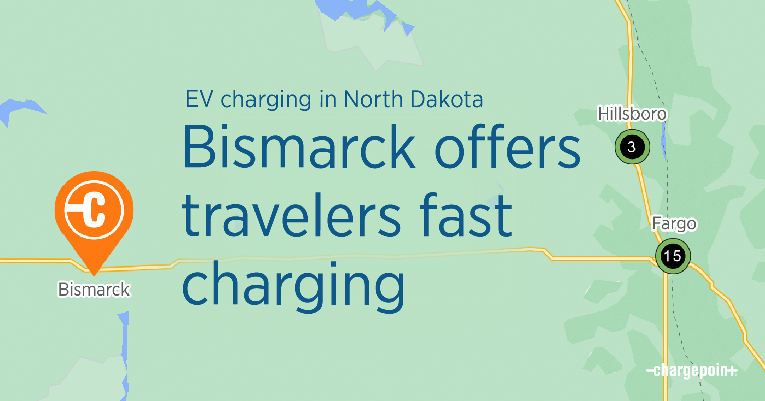 Bismarck offers travelers fast charging