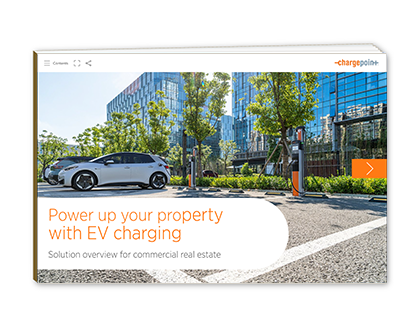 eBook cover for Power up your property with EV charging